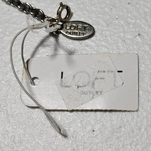 Ann Taylor LOFT Boho Beaded Pink Tassel Statement Necklace Gold Tone Ring - Picture 5 of 9